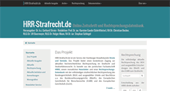 Desktop Screenshot of hrr-strafrecht.de