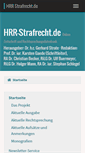 Mobile Screenshot of hrr-strafrecht.de