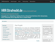 Tablet Screenshot of hrr-strafrecht.de